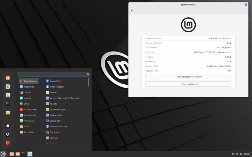 Linux Mint 22 ‘Wilma’ Beta