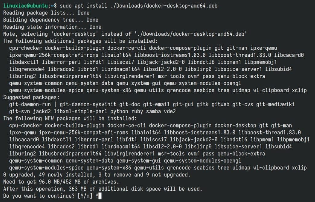 Install Docker Desktop on Ubuntu 24.04 LTS (Noble Numbat).