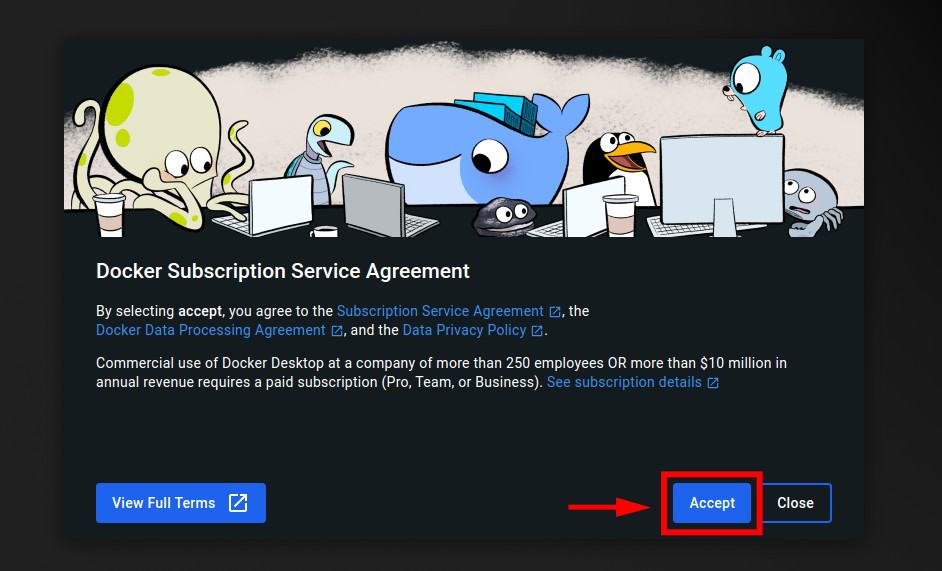 Docker Subscription Service Agreement