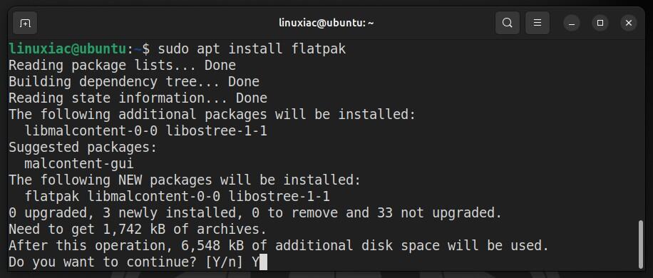 Install Flatpak on Ubuntu 24.04 LTS