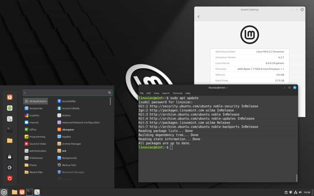 Linux Mint 22