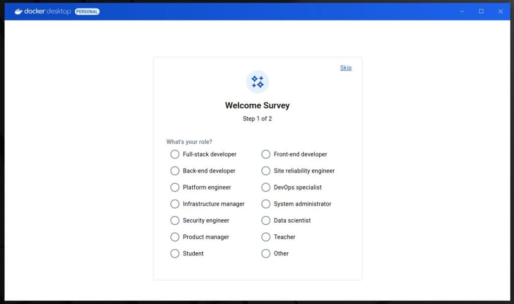 Welcome Survey