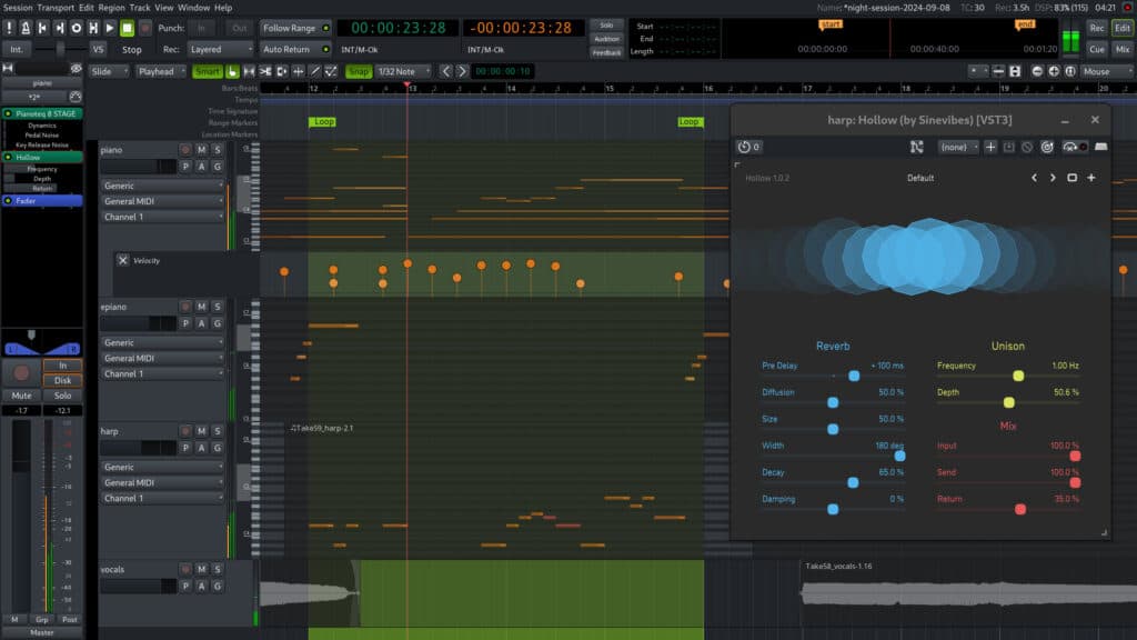 Ardour 8.10 Digital Audio Workstation