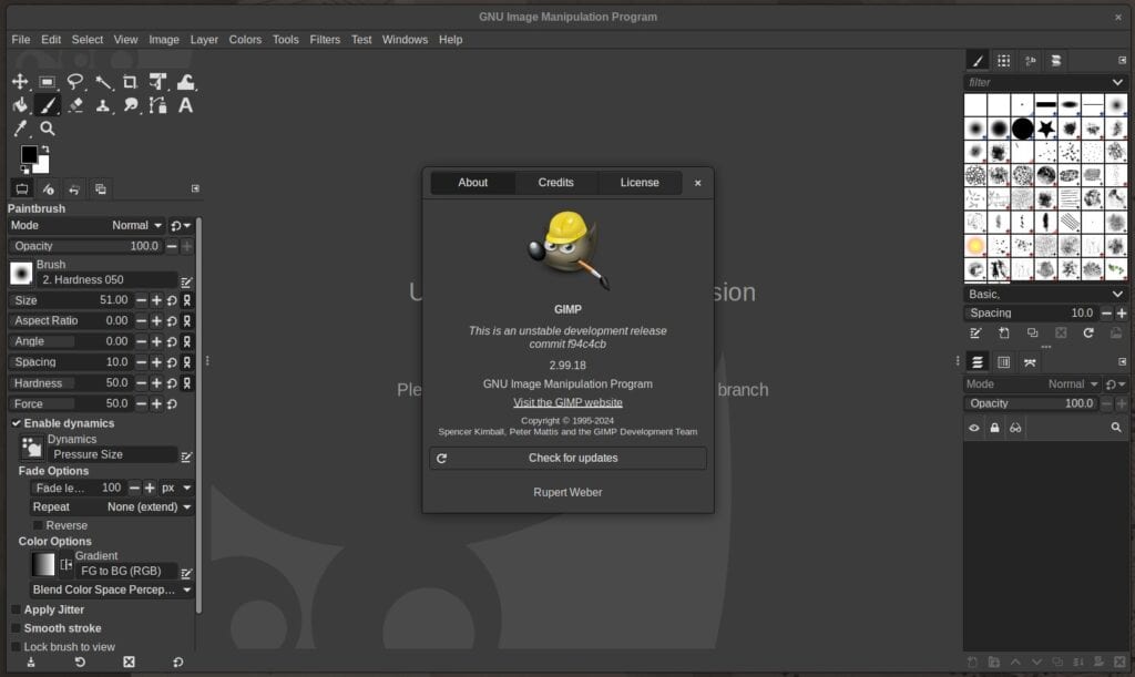 GIMP 2.99.19