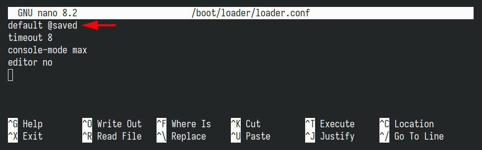 Tell systemd-boot to remember the last booting kernel.