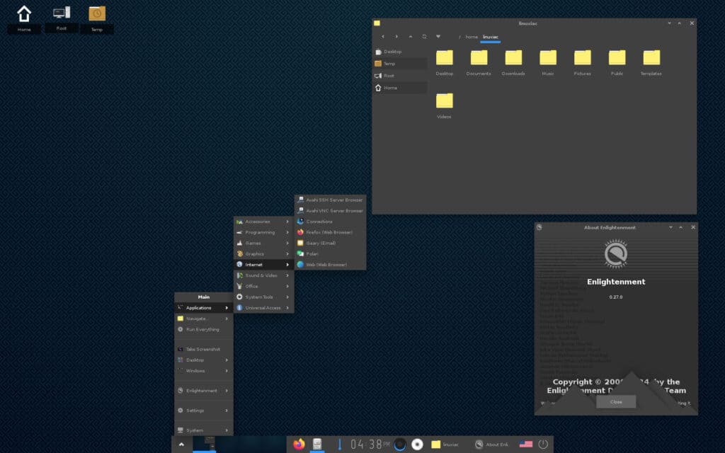 Enlightenment 0.27 Desktop Environment Released