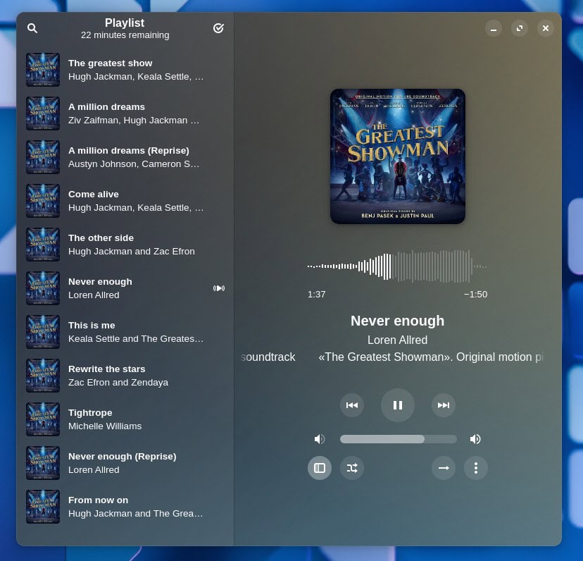 Amberol Music Player