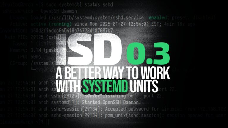 ISD Is a New Tool Offering a User-Friendly Approach to Systemd Management