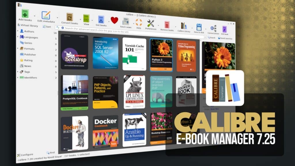 Calibre 7.25 Released: Custom Icons, Kindle KFX Support, and More