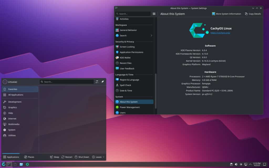 CachyOS April 2025