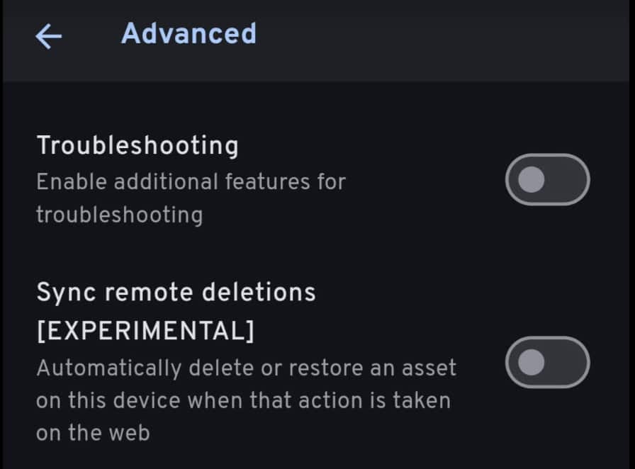 Sync remote deletion
