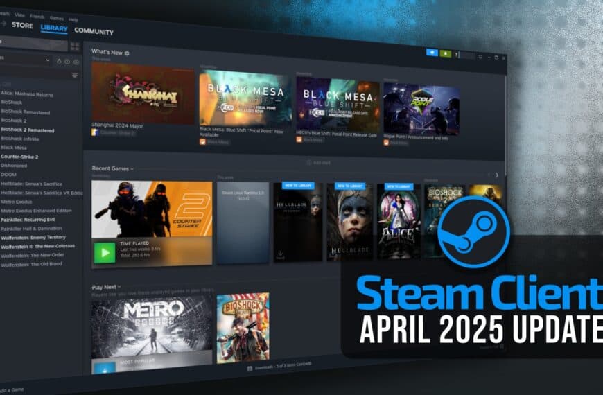 Steam Client Update Brings Game Launch Stability