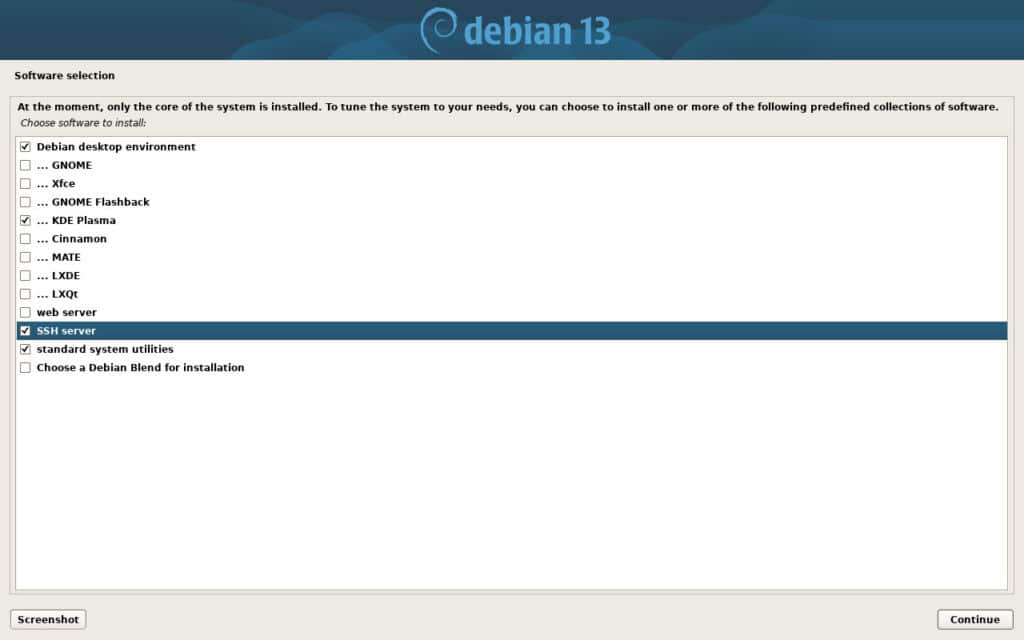 Debian 13 (Trixie) Installer RC1