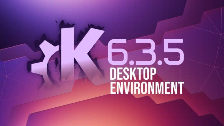 KDE Plasma 6.3.5 Desktop Environment Released