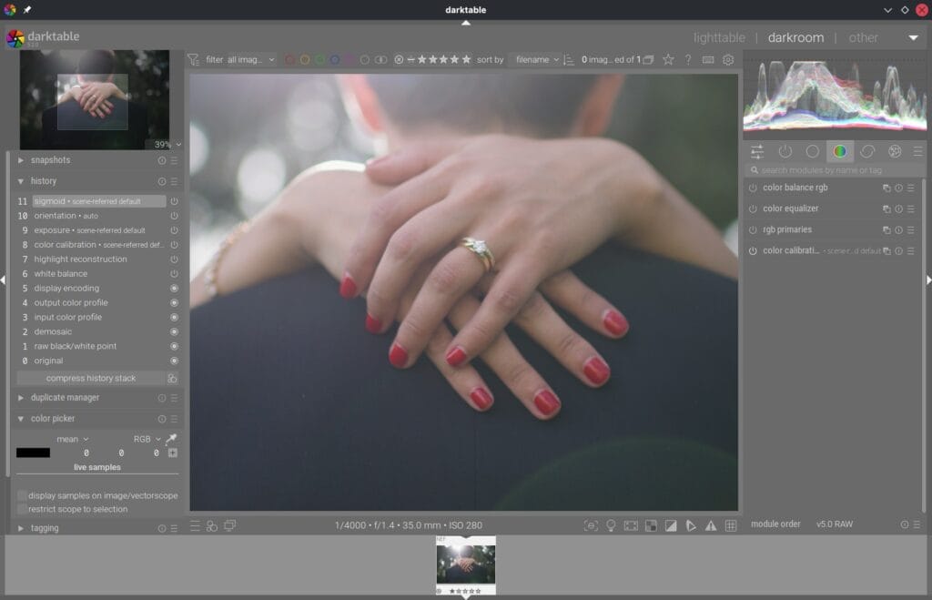 Darktable 5.2 Raw Photo Editing Tool