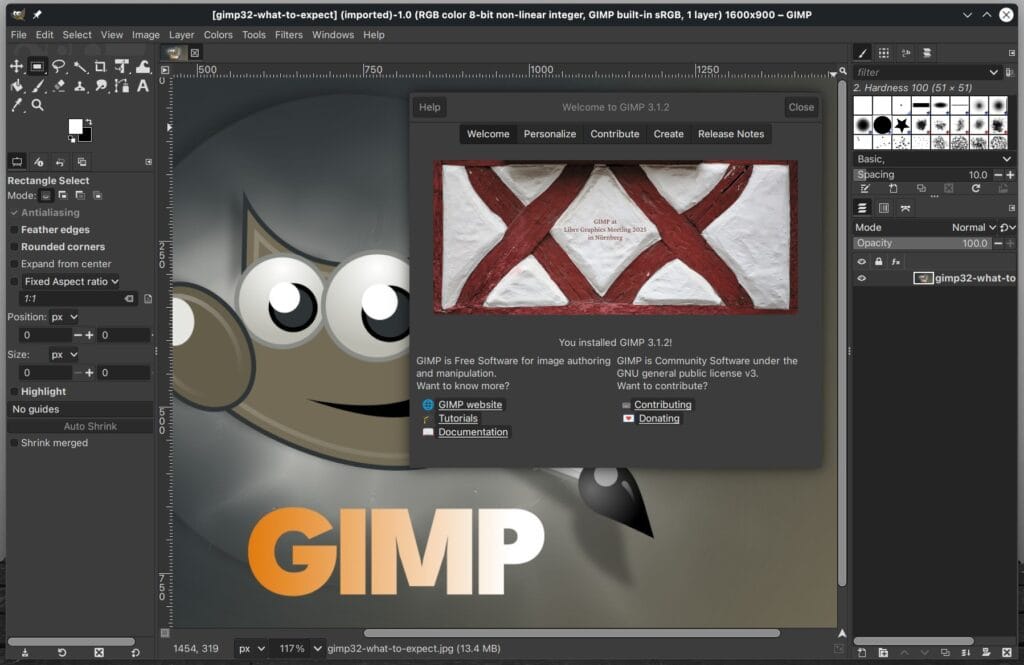 GIMP 3.1.2
