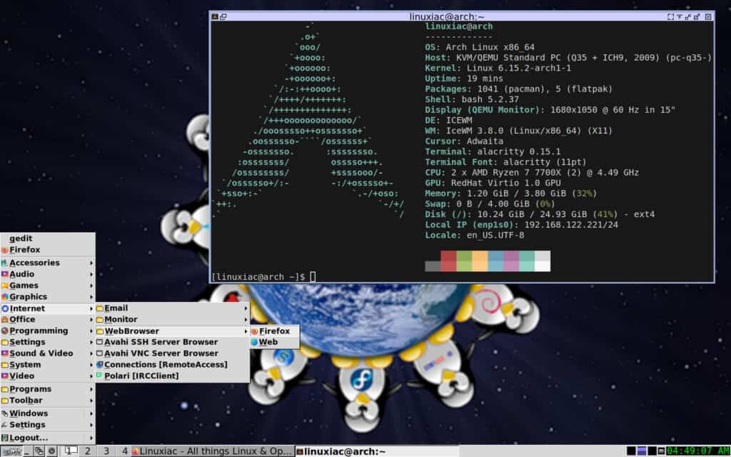 IceWM 3.8 Window Manager