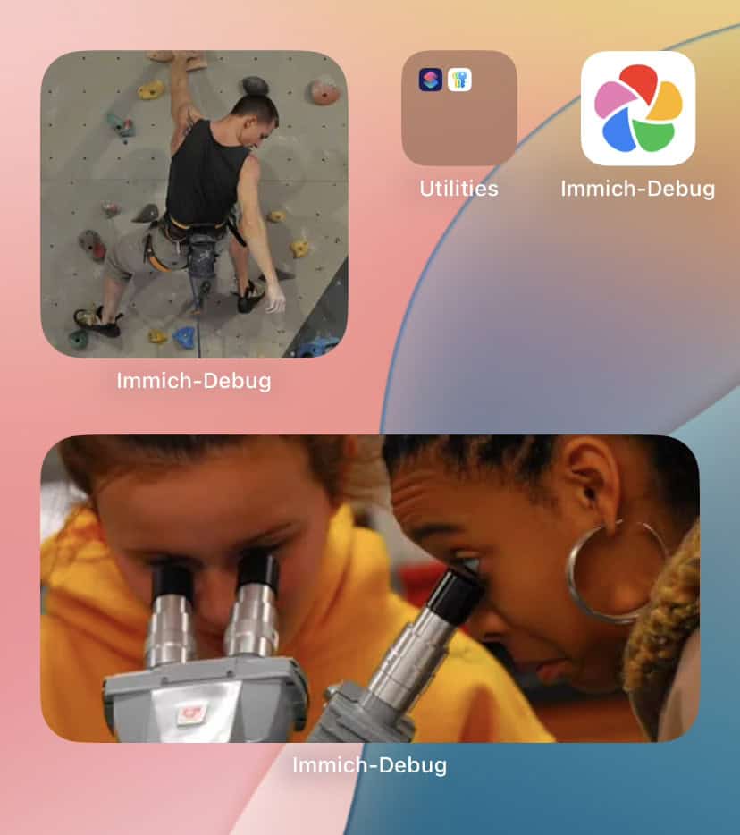 Immich iOS widget