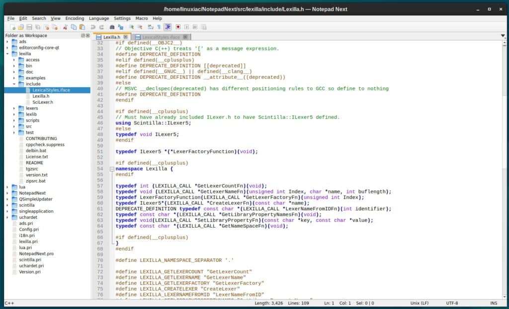 Notepad Next 0.12 code editor