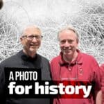 A Historic Photo: Torvalds and Gates Together
