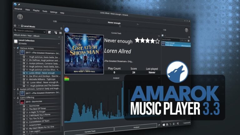 Amarok 3.3 Music Player Adopts Qt6/KF6 and GStreamer