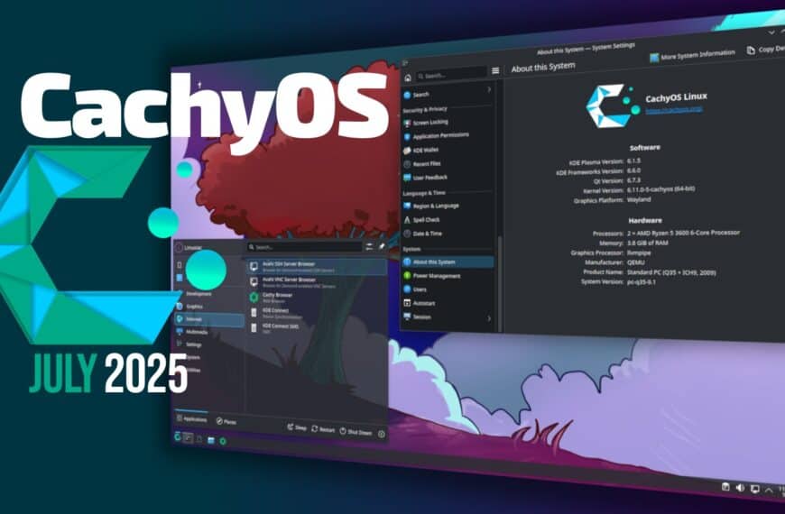 CachyOS July 2025 Update Brings Shell Choice, Wayland Defaults
