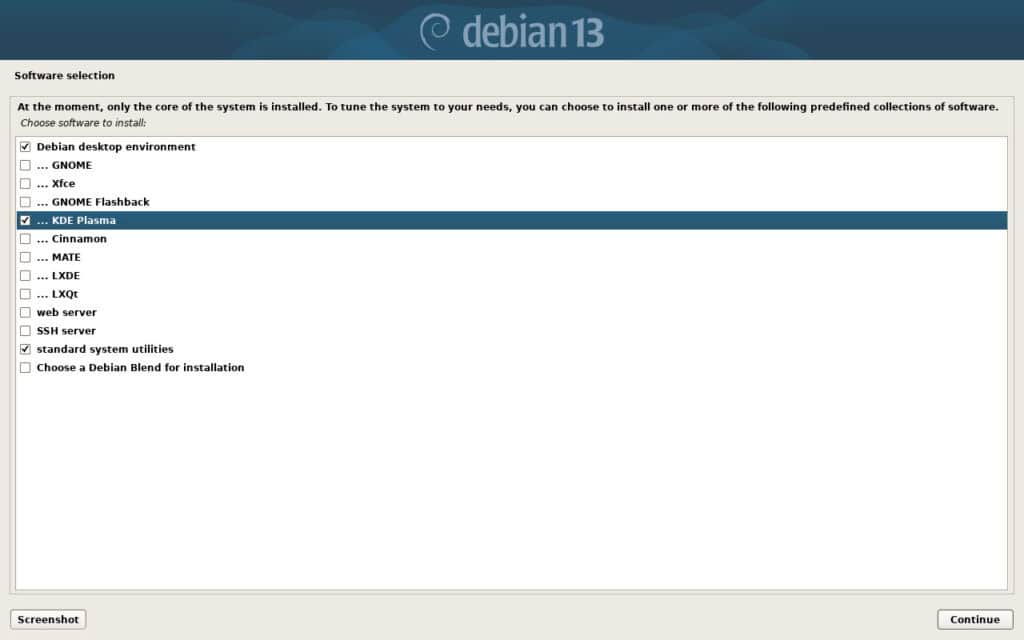 Debian 13 (Trixie) Installer RC2