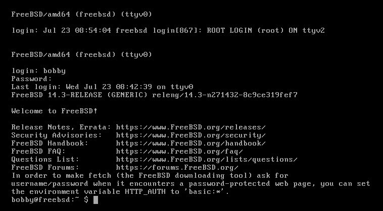 FreeBSD 14.3