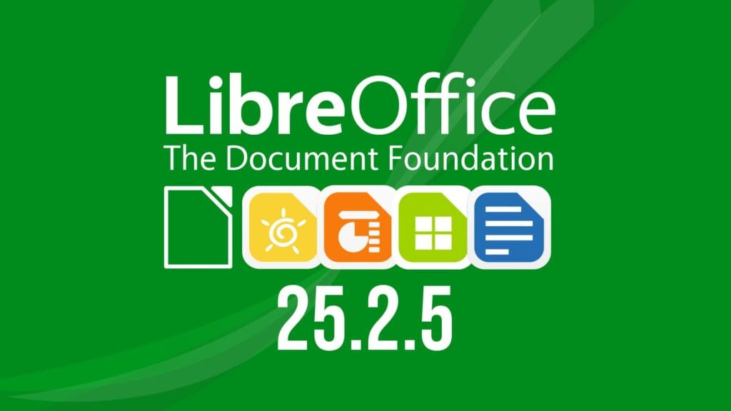 LibreOffice 25.2.5 Rolls Out with Over 60 Bug Fixes