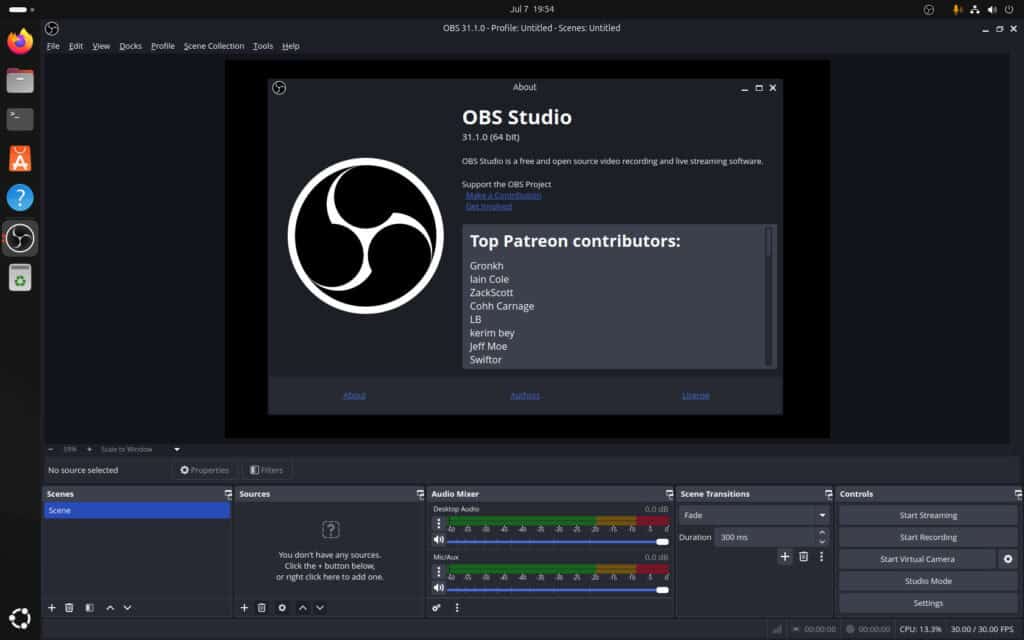 OBS Studio 31.1