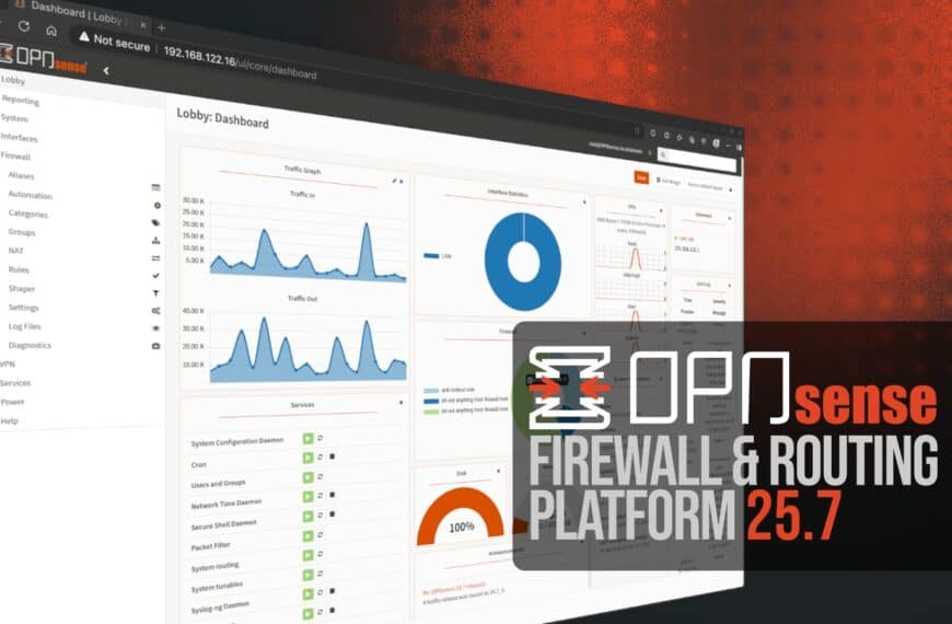 OPNsense 25.7 Brings Revamped GUI and New Firewall Tools