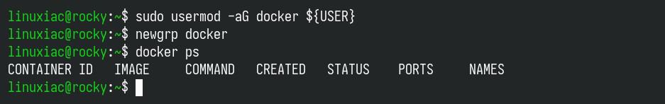 Run the docker command as a regular user.