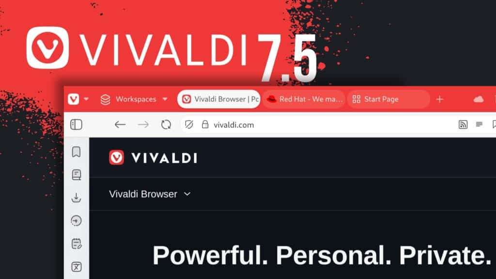 Vivaldi Browser 7.5 Lands with Colored Tab Stacks