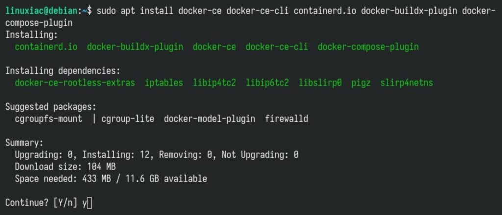 Install Docker on Debian 13.