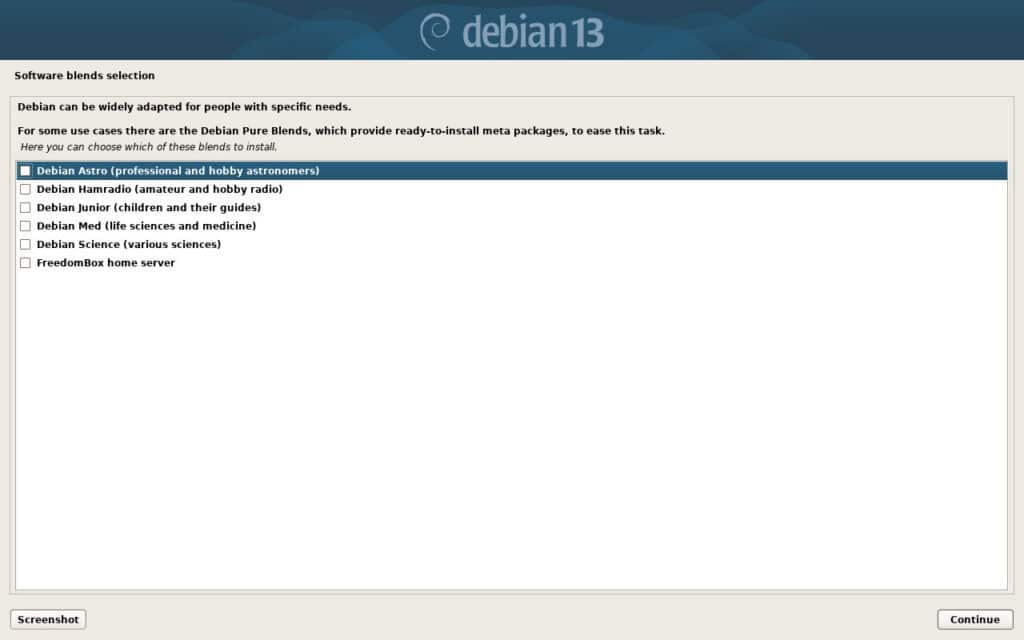 Trixie Installer - Debian 13 Pure Blends