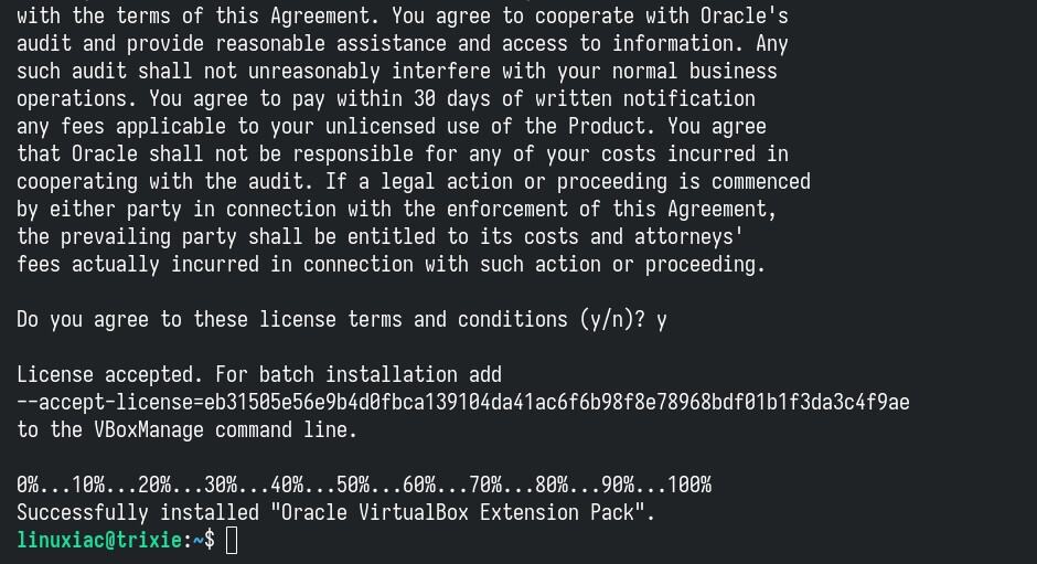 Install VirtualBox Extension Pack.