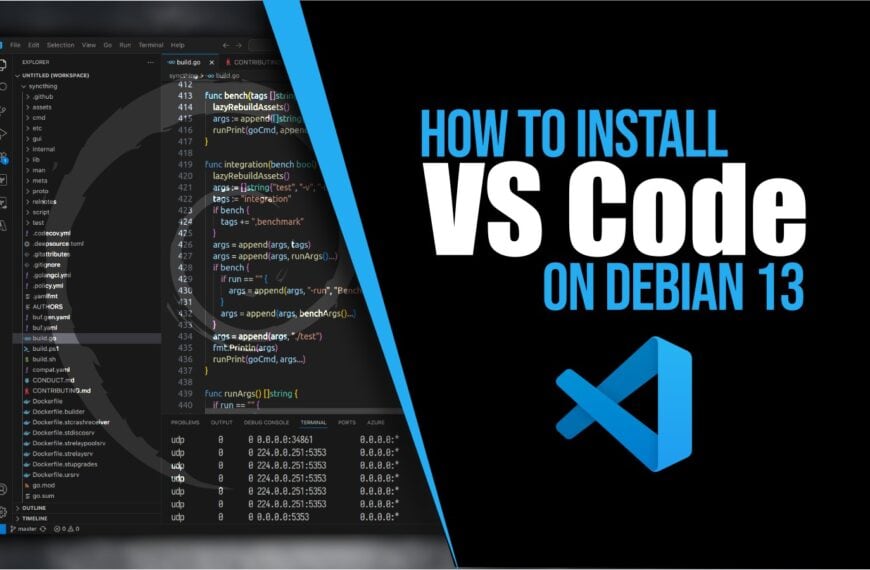 How to Install VS Code on Debian 13 "Trixie"