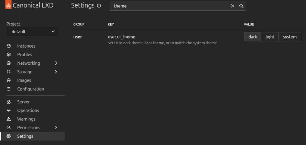LXD 6.5 Web UI