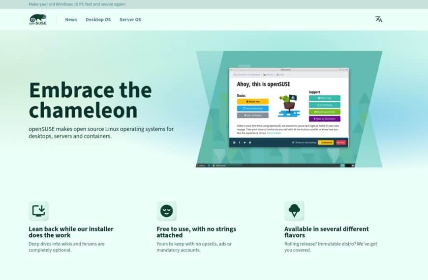 openSUSE Launches Revamped Website
