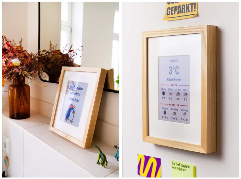 Paper 7 - 7-inch color e-paper picture frame with Spectra 6 display.