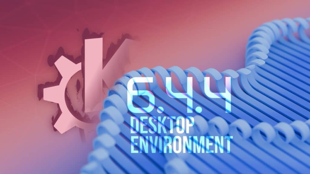 KDE Plasma 6.4.4 Desktop Environment Released