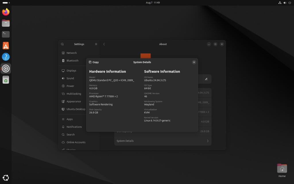 Ubuntu 24.04.3 LTS