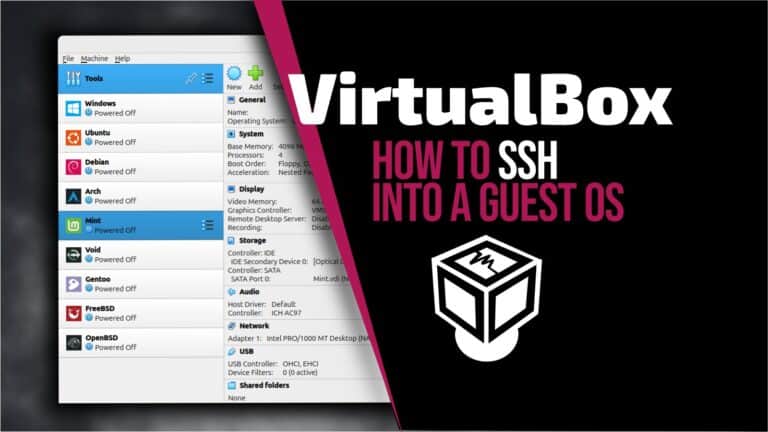 How to SSH Into a VirtualBox Guest VM