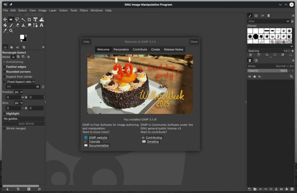 GIMP 3.1.4