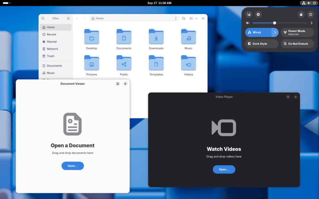 GNOME 49 Desktop Environment