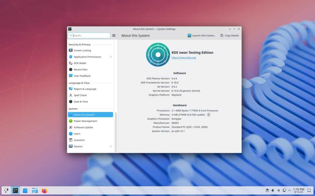 KDE Frameworks 6.18