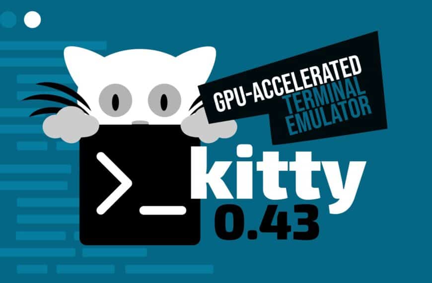 Kitty Terminal 0.43 Brings Session Management