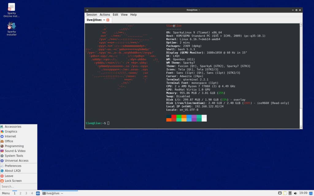 SparkyLinux 2025.09