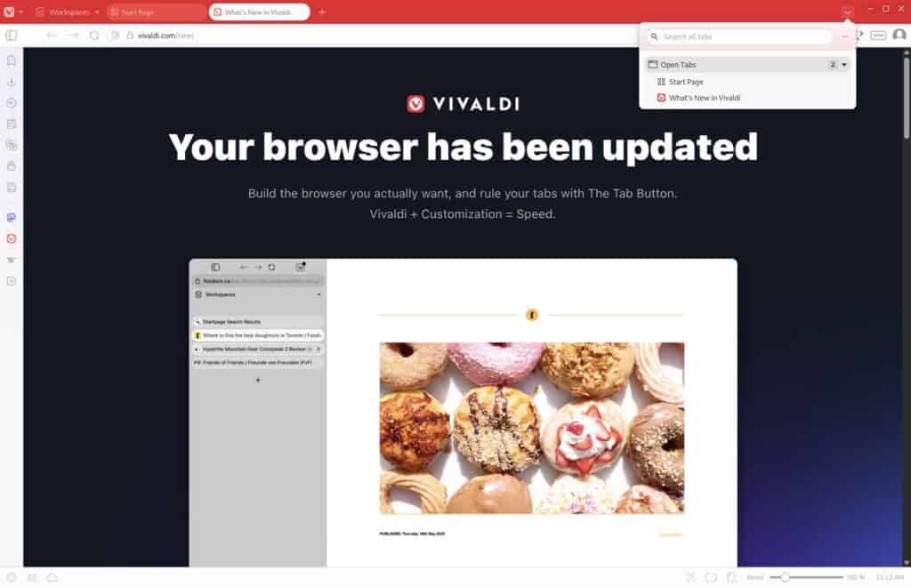 Vivaldi Browser 7.6