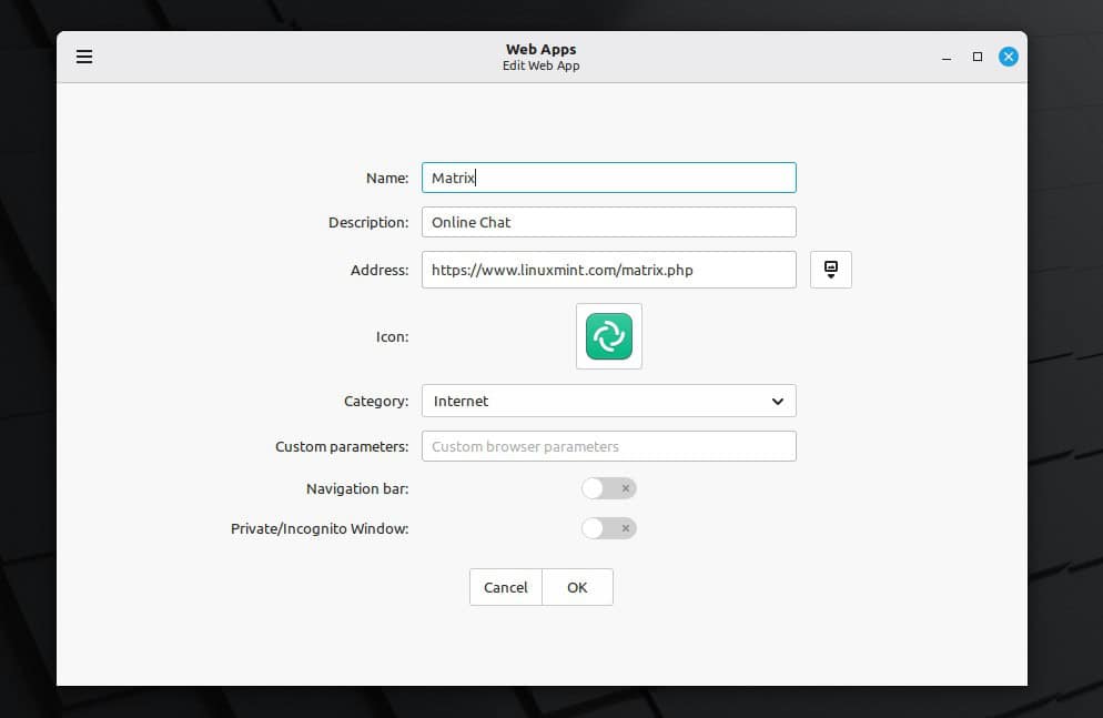 WebApp Manager